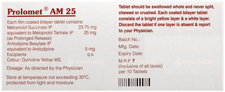 Prolomet Am 25 Tablet 10